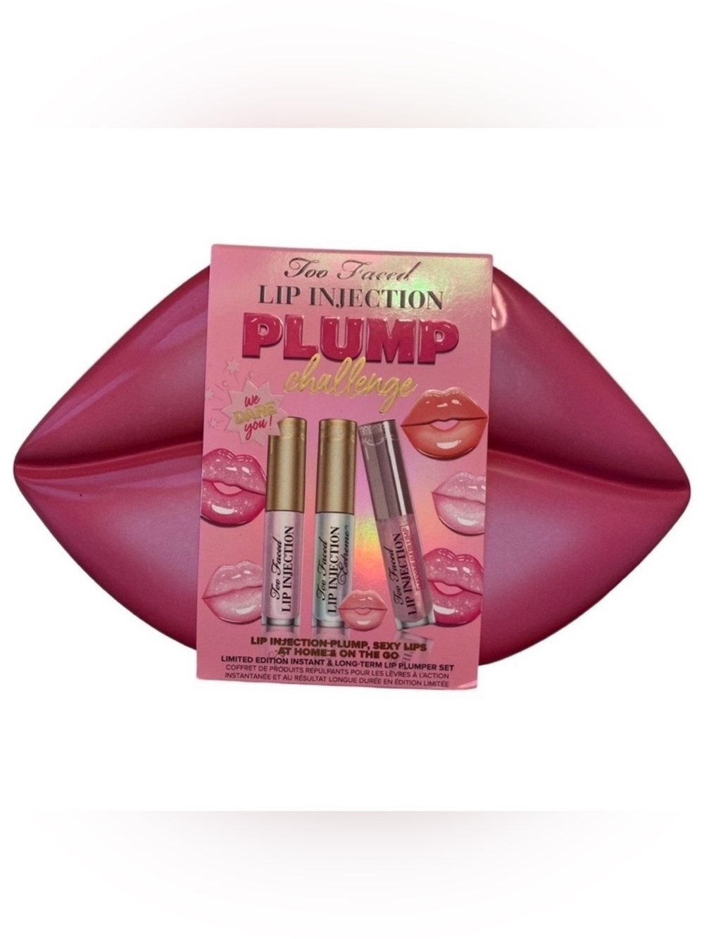 Too Faced Lip Injection Plumping Gloss 3-Piece Set NEW